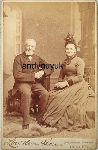 Cabinet card lady - cabinet, gentleman