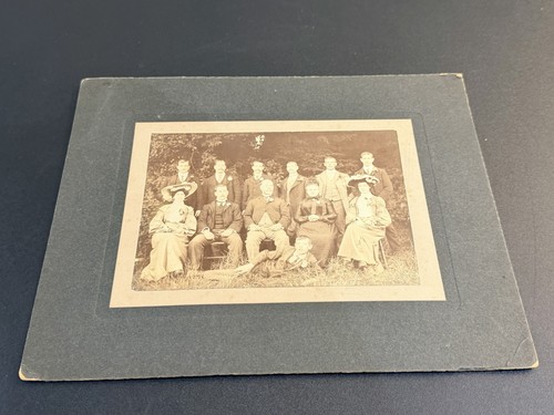 Antique edwardian family group - antique,