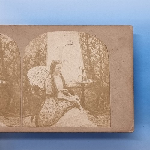 Victorian romantic stereoview - victorian,