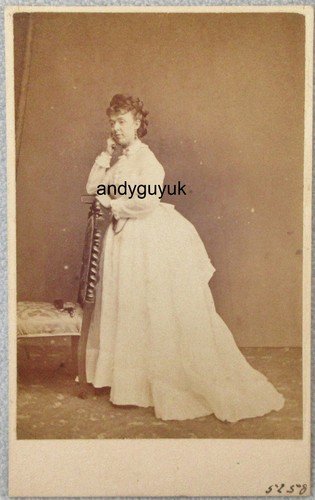 Cdv lady long - cdv,