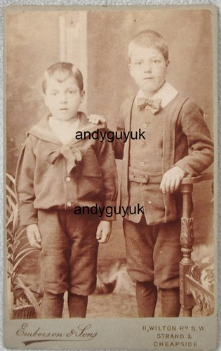 Cdv emberson cheapside boys - cheapside,
