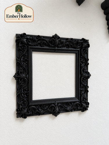 Ornate square picture - ornate, frame