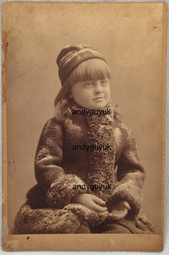 Cabinet card boy long hair - cabinet,