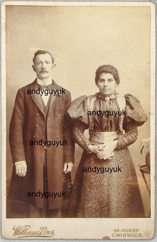 Cabinet card williams - williams, bros