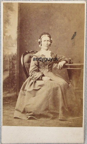 Cdv frome somerset lady - lady, seated