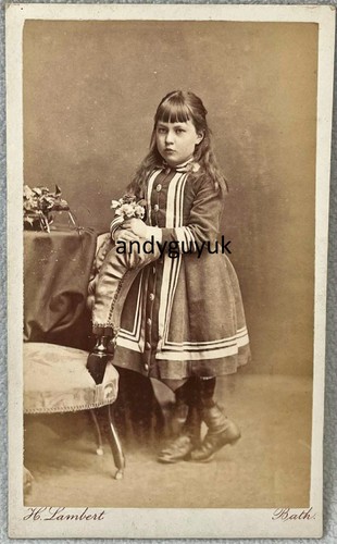 Cdv lambert bath - of, antique
