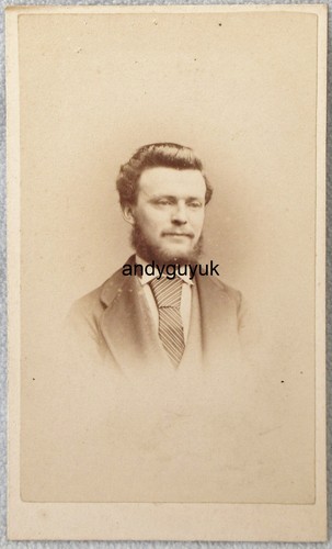 Cdv handsome man wood aberdeen - cdv,