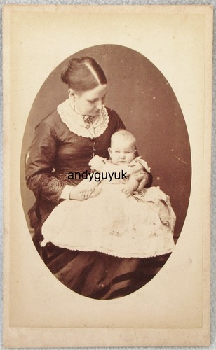 Cdv lady holding - holding, by